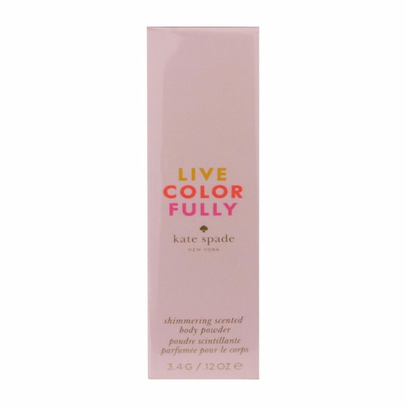 Live Colorfully by Kate Spade for Women - 0.12 oz Shimmering Body Powder