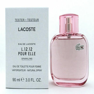 LACOSTE EAU DE LACOSTE L.12.12 POUR ELLE SPARKLING TESTER 3 OZ EDT SP